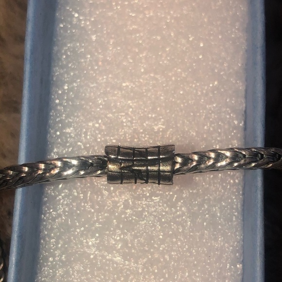 TROLLBEADS HeartBeat Bead 925 LAA Sterling Silver Bead Charm Approx 10mm Length - Picture 8 of 9